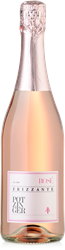Logo Perlwein mit zugesetzter Kohlensäure Österreich "Frizzante Rosé" Roséwein Cuvée Trocken